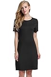 ANGVNS Womens Seamed Sheath Dress Wear to Work Causal Party A Line Dress