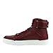 Gucci High Top Strong Dark Red Leather Sneakers with Strap 386738 6148 (6 G / 7 US)