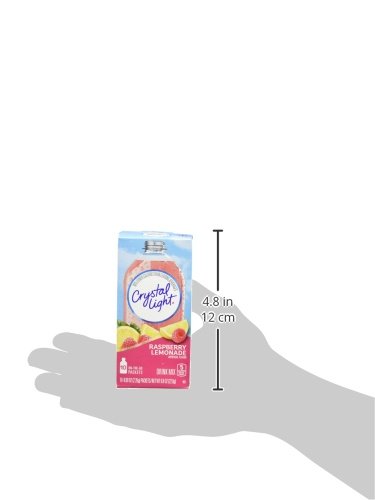 Crystal Light On The Go Drink Mix, Raspberry Lemonade, 10 Count - Thumbnail 3