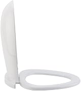 Milano Mellor White Toilet Seat WC Quick Release Soft Close Duroplast 335x450mm view 3