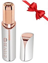 Women's Painless Hair Remover, Remove Facial and Body Hair - Mini Travel Size 18K Gold-Plated Painless with LED Light