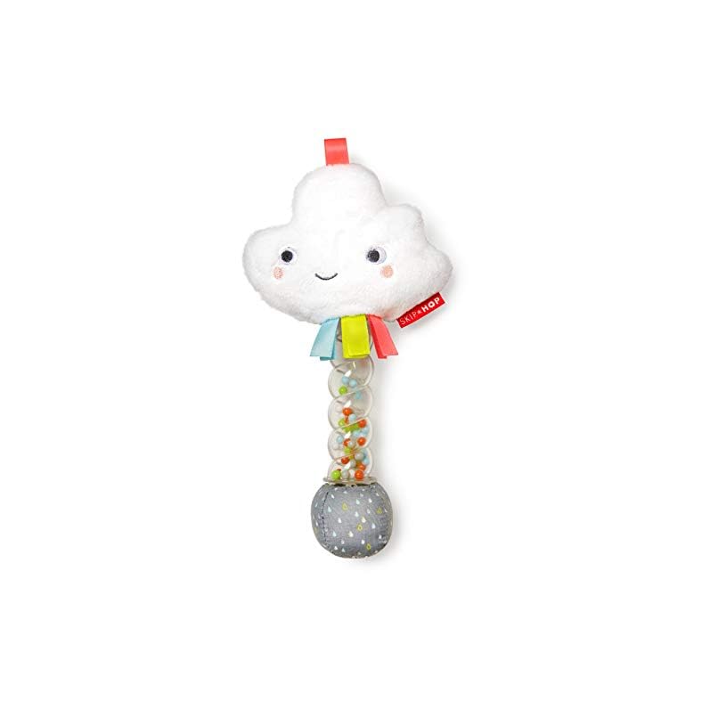 Skip Hop Baby Rattle, Silver Lining Cloud Rainstick
