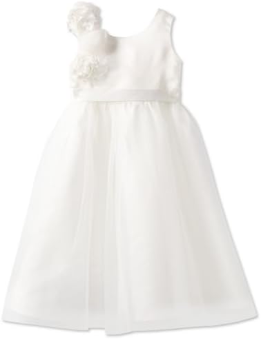 Us Angels Little Girls' Empire Dress with Cascade Of Rosettes