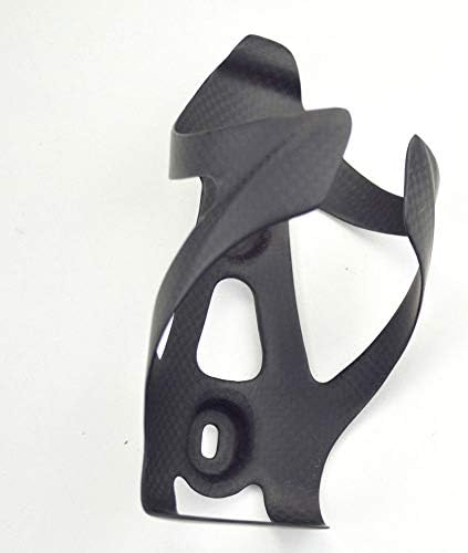 Simple Black Bicycle Water Bottle Cage Carbon Fiber Bicycle Water Bottle Holder For Riding Biking