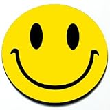 Artistic Reflection Smiley Face - Magnetic Grill Badge for Mini Cooper