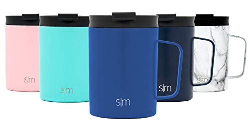 Simple Modern 12oz Scout Coffee Mug Tumbler - Travel Cup Vacuum Insulated Camping Flask with Lid 18/8 Stainless Steel Hydro Thermos -Twilight - Thumbnail 7