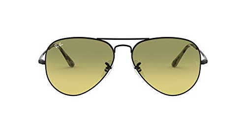 ray ban aviator yellow gradient