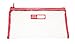 Rough Enough TSA Approved Clear Toiletry Bag for Travel Toothbrush Case Shaving Kit Cosmetic Bag 3 Pack Set