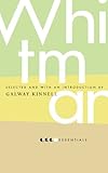 Essential Whitman, Walt Whitman, 0060887923