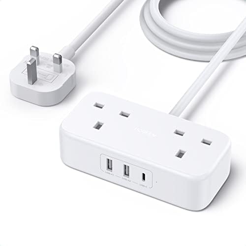 UGREEN Power Extension Strip Surge Protector PD30W Charger Type C