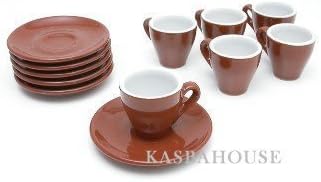 Italian Cafe Style Milano Espresso Cups – Set of 6 By Nuova Point NP