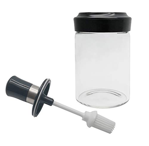 Excelity Oil Bottle with Silicone Brush for Cooking BBQ Kitchen