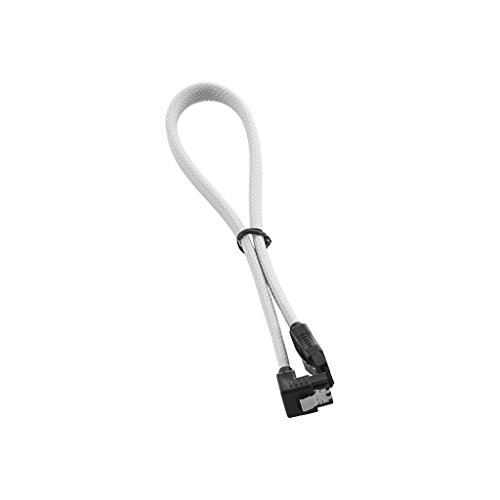 CableMod ModMesh Right Angle SATA 3 Cable 30cm - White