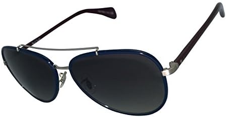 Paul Smith Pm4063-s-j Haden 100% Authentic Unisex Sunglasses Blue / Brushed Silver 5205/t3
