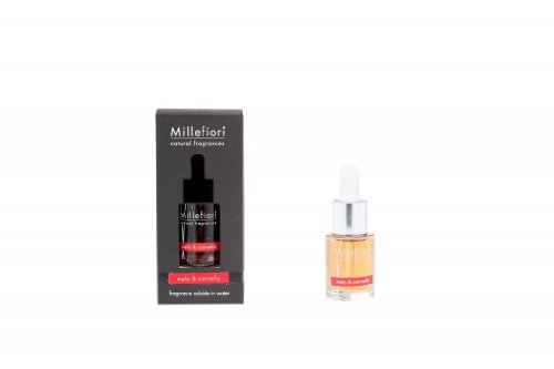 Millefiori Milano Water Soluble Fragrance| For Hydro Ultrasonic Fragrance Diffusers | Mela & Cannella | 15 ml