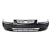 CarPartsDepot, Unpainted Black Plastic Front Bumper Cover Replacement Primered, 352-44131-10-PM TO1000187 52119AA901
