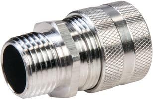 HUBBELL WIRING DEVICES SHC1024 CONDUIT CORD CONNECTOR, ALUMINUM