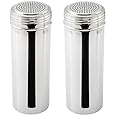 Great Credentials Stainless Steel Dredge Shaker, Without Handle 22-Ounce, Set of 2 (Large)