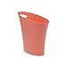 Umbra 082610-180 Skinny, Coral Sleek & Stylish Bathroom Trash, Small Garbage Can, Wastebasket for Narrow Spaces at Home or Office, 2 Gallon Capacity, Single Pack