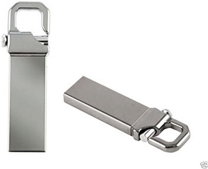 2TB USB Flash Drive USB 2.0 Metal Keychain Flash Memory Stick Fold Storage Thumb Stick Pen Silver