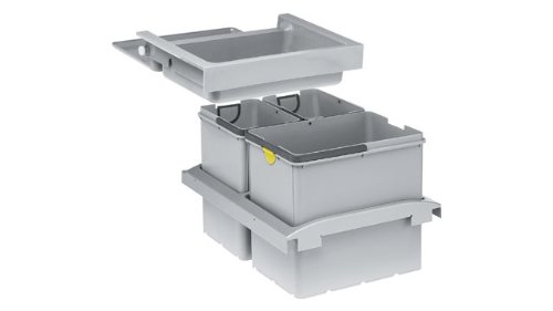 Franke 134.0065.963 sorter Chamber (Three Types of Waste) Trolley Vario 45-134.0065, Grey