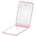 Miss Sweet Compact Mirror with Led Lights for Purse 2X (Pink)
