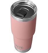 YETI Rambler 30 oz Tumbler, Stainless Steel, Vacuum Insulated with MagSlider Lid, Sandstone Pink