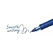 BIC Roller Glide Deco Roller Ball Pen, Fine Point (0.7mm), Blue, 12-Count