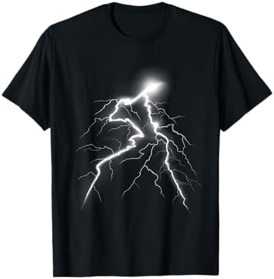Amazon.com: Lightning Graphic and Thunderbolt Design | Blue T