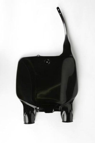 UFO Plastic s Front Number Plate Black