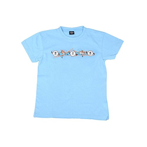 Disney Planes Novelty Kid's Pressed T-Shirt Size 10/12 Light Blue