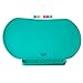 Silicone Children's Place Mat - Baby Mumbo | Food-Grade Quality with Unique Raised Edges for Spill Prevention | Lightweight, Portable, and Spill-Proof Tray (Giggle Green)