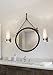XiNBEi Lighting Wall Light ADA Wall Sconce with Opal Cylinder Glass in Brushed Nickel, Bathroom Vanity Light for Living Room & Corridor XB-W1185-BN