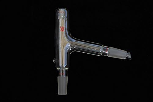 Glass Distilling Adapter Jacketed Three Way Joints 24/40, Glass Distilling Head