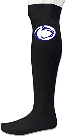 Caromn Mens Pennsylvania State Nittany Lions Football Crew Socks Black