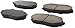StopTech 309.05250 Front Sport Disc Brake Pad Set for Selected Asuna, Geo, Isuzu, Mazda Model Year