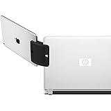 Daite Dual Display Side Mount Clip, Tablet &amp; Phone Mountie Side, Dock to Laptop or UltraBook (Black)