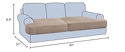 H.VERSAILTEX Stretch 2 Piece T Cushion Sofa