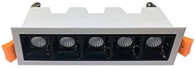 Laser Blade Linear Recessed Downlight LED 10W 4000K Neutral Light 800 lm White/Black Color
