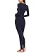 Lusofie Womens Cotton Thermals Adult Onesie Henley Thermal Underwear Union Suit