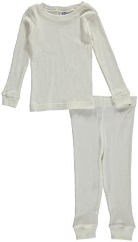 America Hero Little Boys' Toddler 2-Piece Thermal Underwear Set - ivory, 2t