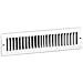 Ameriflow 427w14x2 Grille Toe Space, White, 14