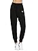 SweatyRocks Women's Sweatpants Yoga Workout Athletic Joggers Pants with Pockets (Large, #Black)