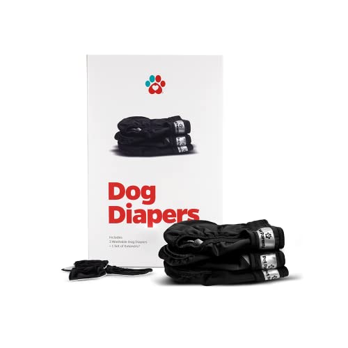 Pet Parents Premium Washable Dog Diapers & Extendrs, (3pack) of Female