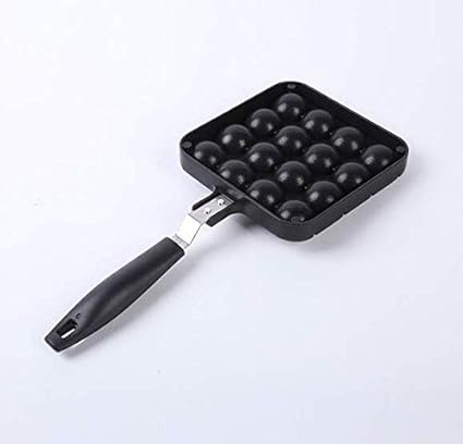 Amazon Co Jp たこ焼き器 16穴 たこ焼きプレート ハンドル付き ガスコンロ専用 キッチン用品 エコで長持ち ホーム キッチン
