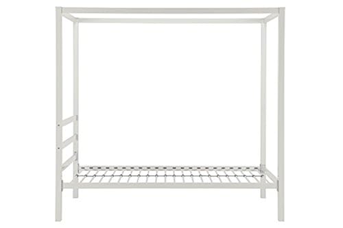Dhp Modern Metal Canopy Bed White Metal Twin In Kenya Whizz Beds