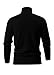 Men's 100% Interlock Knit Combed Cotton Super-Soft Euro Design Ski Casual Turtleneck Pullover