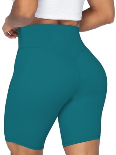 Sunzel Women's No Front Seam Waisted Biker