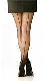 Foot Traffic Plus Size Black Cuban Heel Fashion Hosiery [Apparel]