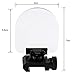 Yosoo Sight Scope lens Sights Lens Screen Cover Shield Tactical Scope Lens Protector for Tactical Scope/Red Dot Sight Lens